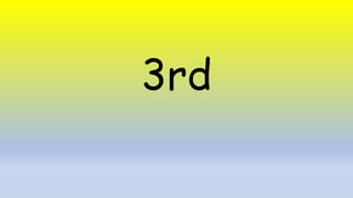 3rd