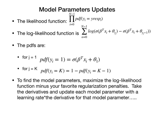 Logistic Ordinal Regression | PDF