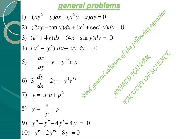 Ordinary Differential Equations