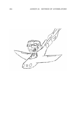 204 LESSON 23. METHOD OF ANNIHILATORS
 