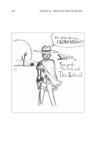 282 LESSON 29. REGULAR SINGULARITIES
 
