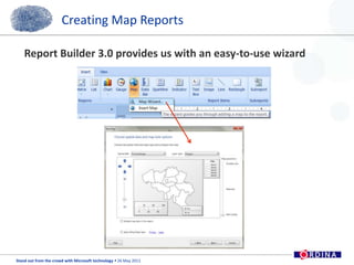 Creating map reports in Report Builder 3.0