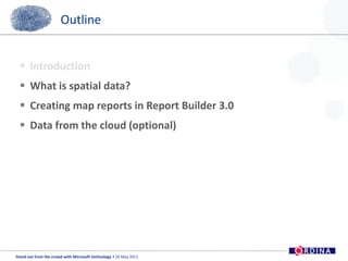 Creating map reports in Report Builder 3.0
