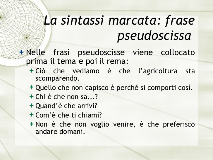 Mettere In Ordine Le Parole Di Una Frase