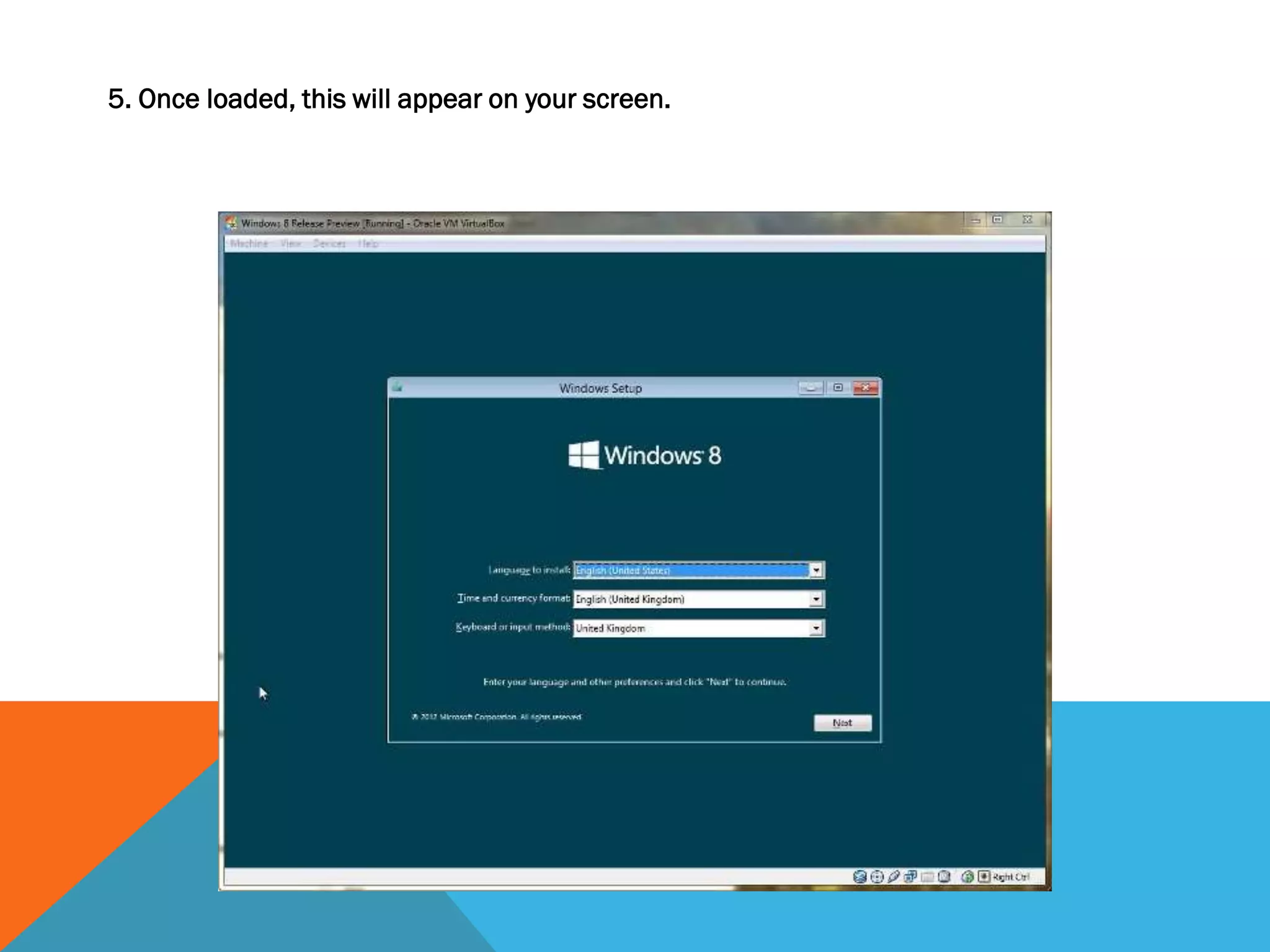 5. Once loaded, this will appear on your screen.
 