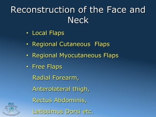 Reconstructive techniques by J. Shah | PDF