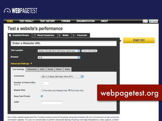 webpagetest.org
 
