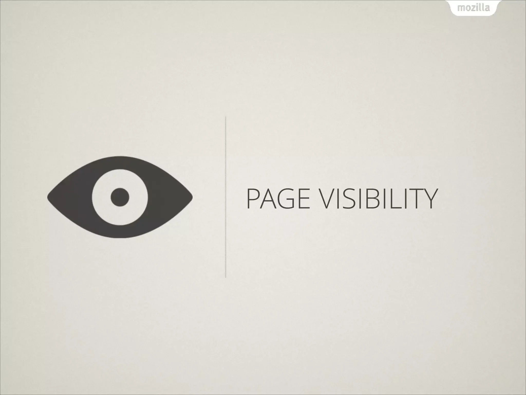 PAGE VISIBILITY

 