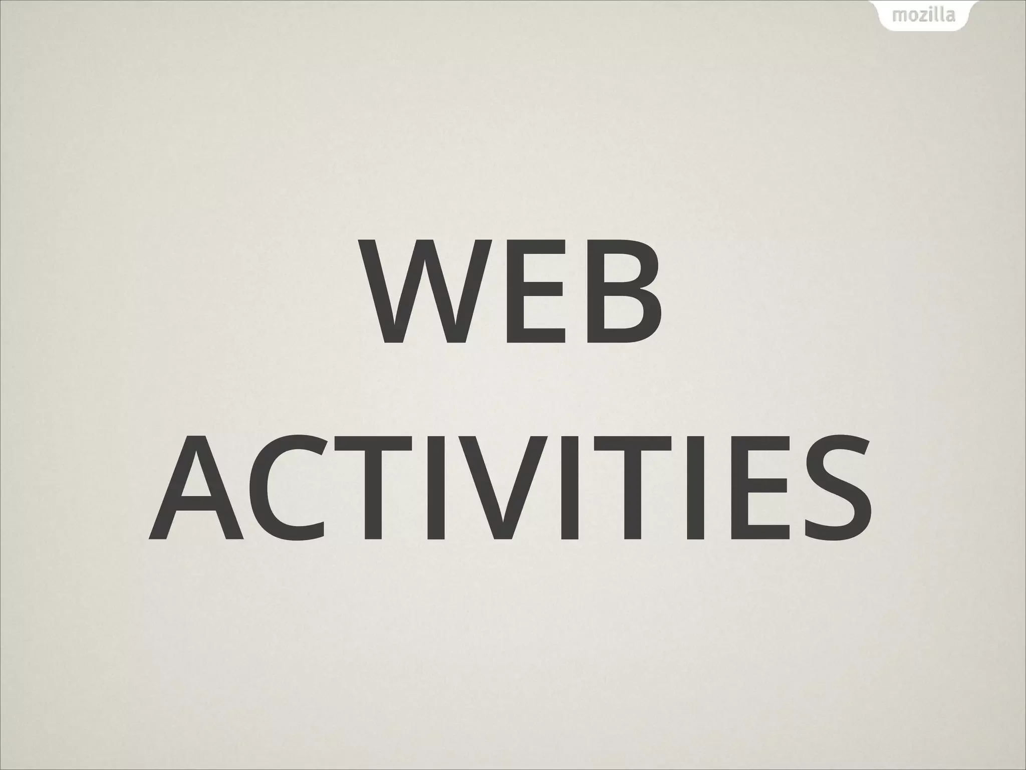 WEB
ACTIVITIES

 