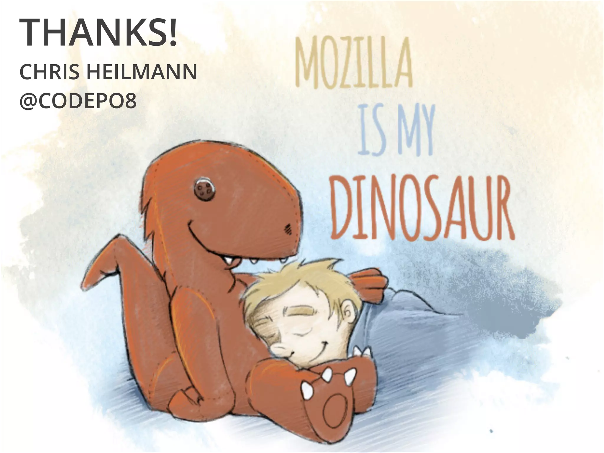 THANKS!

CHRIS HEILMANN
@CODEPO8

 