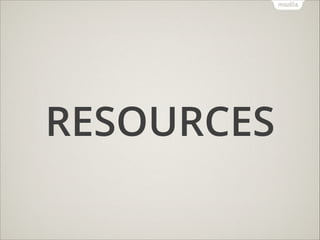 RESOURCES

 