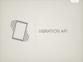 VIBRATION API

 