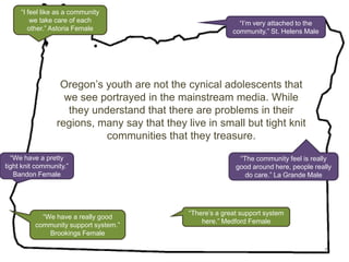 What makes a strong community? 