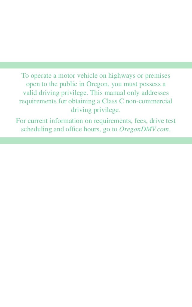 Oregon driver Oregon driver