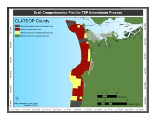 Oregon Marine Spatial Planning Overview and Update Paul Klarin