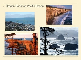 Oregon Coast on Pacific Ocean
 