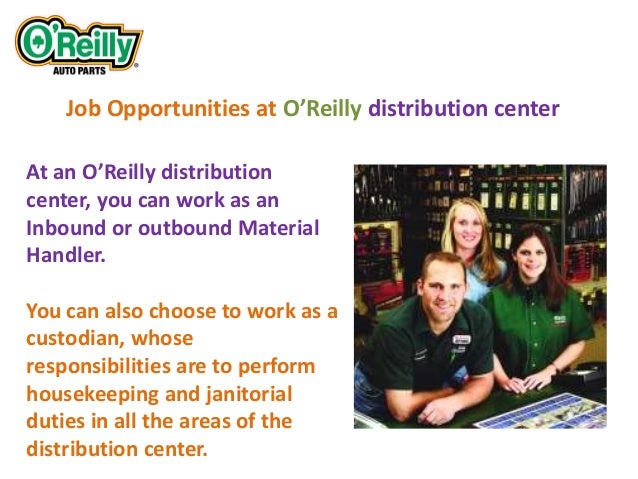 O Reilly Auto Parts Distribution Center Jobs O Reilly Auto Parts Distribution Center Jobs