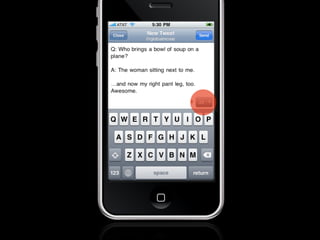 O'Reilly Webcast: Tapworthy iPhone App Design Slide 60
