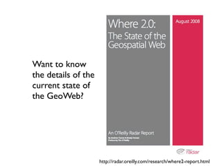 O'Reilly WebCast - Trends And Technologies In Where2.0