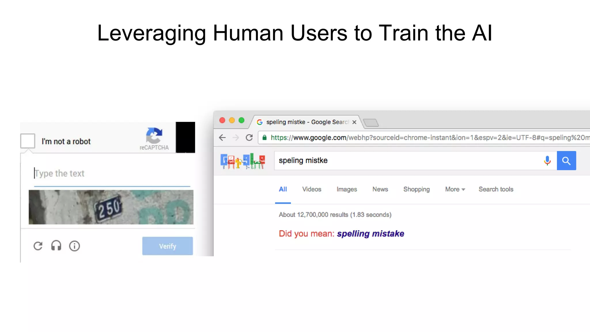 Leveraging Human Users to Train the AI
 