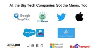 All the Big Tech Companies Got the Memo, Too
 