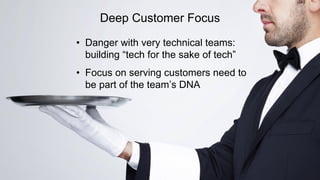 The HyperScience Experience
• 26 team members, only one “non-technical” to
handle sales (but he can code!)
• Half of the t...