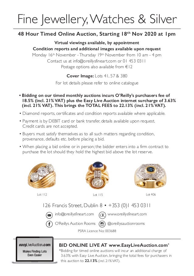 Oreillys Fine Jewellery Watches Silver November