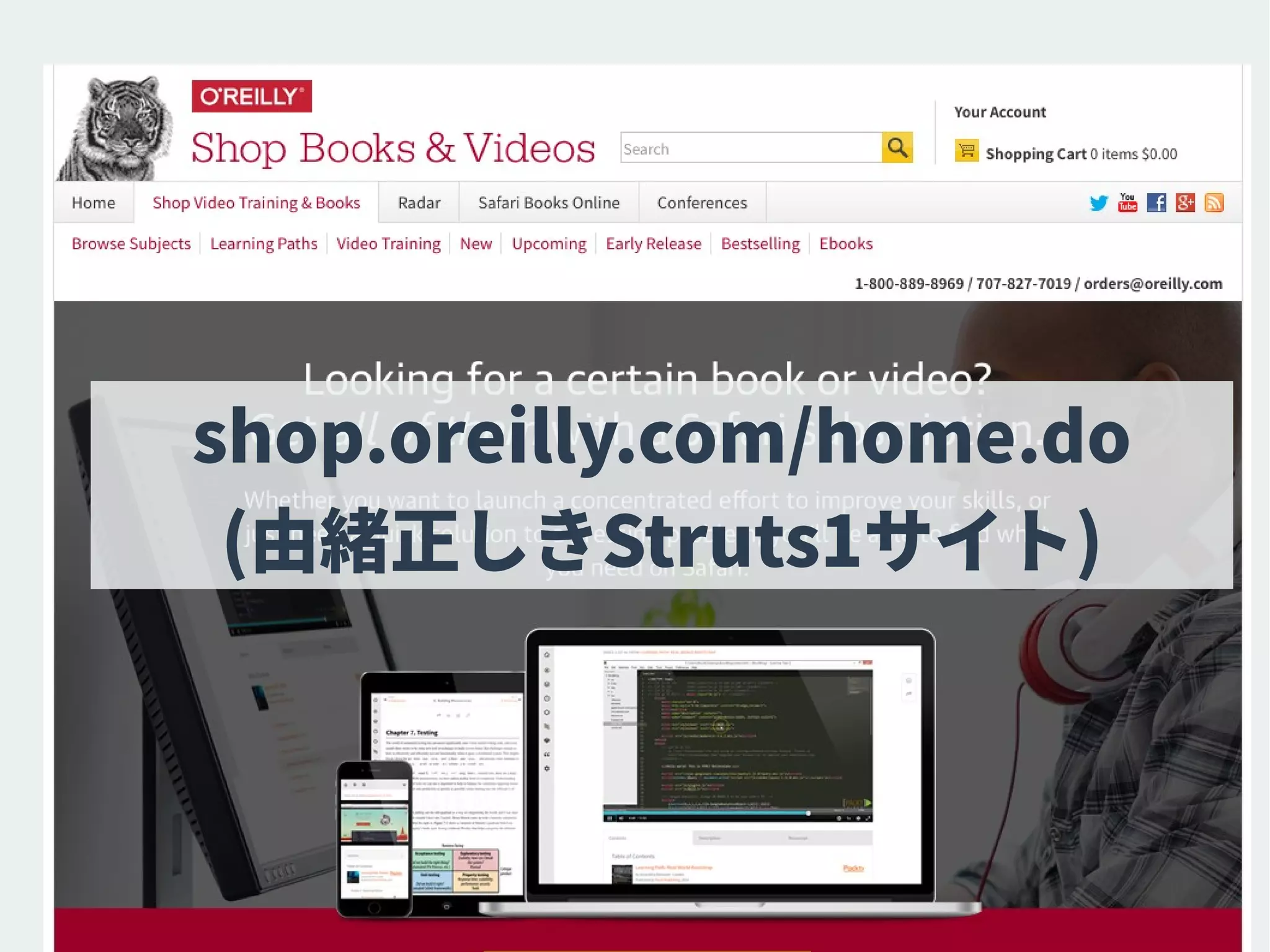 shop.oreilly.com/home.do
(由緒正しきStruts1サイト)
 