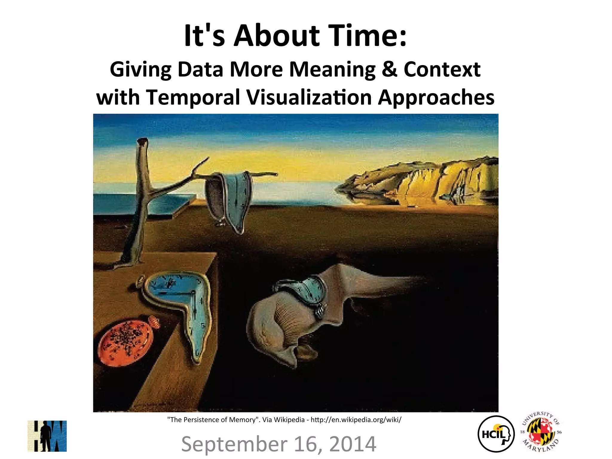 O'Reilly Webcast About Temporal Data Visualization | PPT