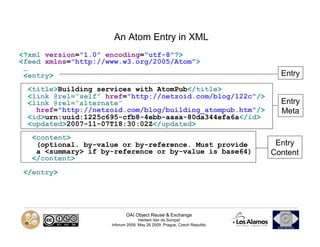 An Overview of the OAI Object Reuse and Exchange Interoperability ...