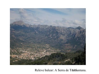 Releve balear: A Serra de Tramuntana.115
 