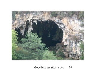 Modelaxe cárstica: cova 24
 