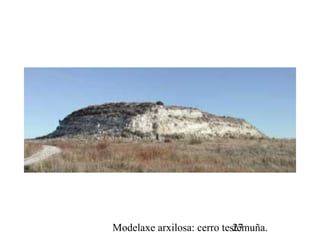 Modelaxe arxilosa: cerro testemuña.27
 