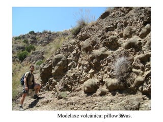 Modelaxe volcánica: pillow lavas.39
 