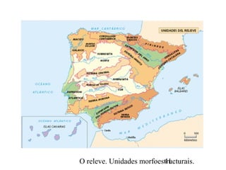 O releve. Unidades morfoestructurais.41
 