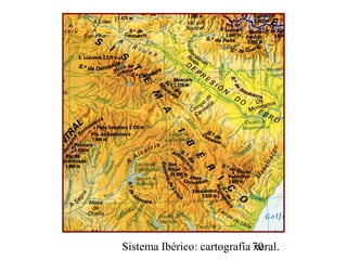 Sistema Ibérico: cartografía xeral.70
 