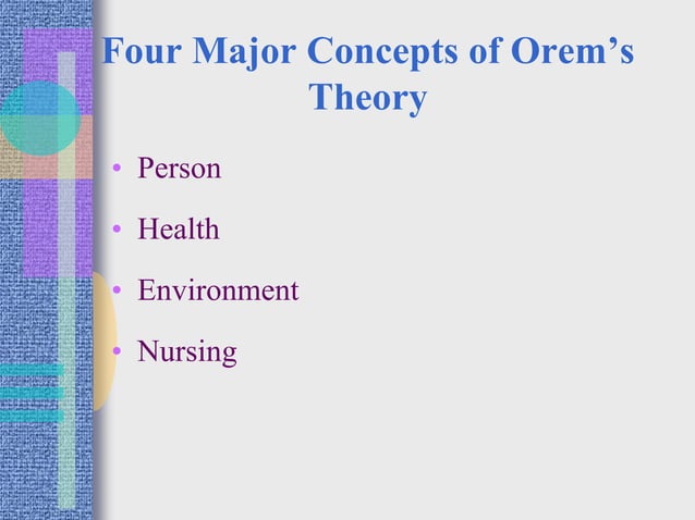 Orem's theory | PPT