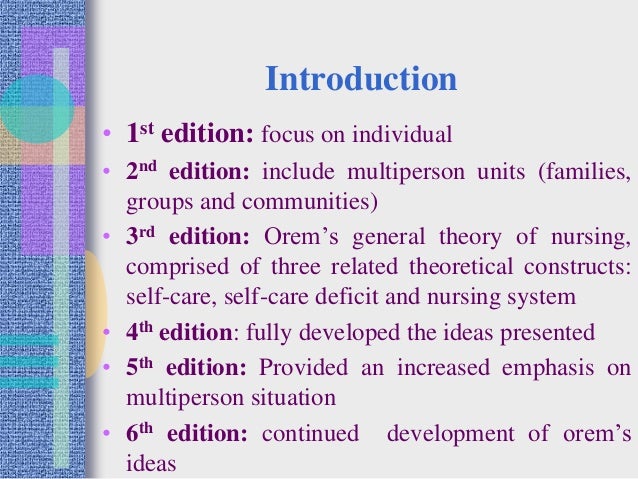 orem’s general theory of nursing Dorothea orem was a 2(jh century nursing theorist who created a self can nurse and theorist, developed the theory of human caring their own sentiments in regards to the paradigm of health, they all shared the same general. orem’s general theory of nursing Dorothea orem was a 2(jh century nursing theorist who created a self can nurse and theorist, developed the theory of human caring their own sentiments in regards to the paradigm of health, they all shared the same general.