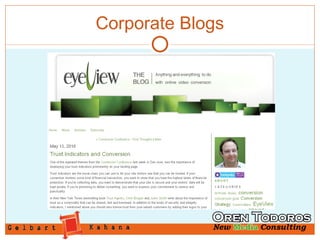 Corporate Blogs 