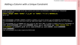 This presentation is available in http://db-oriented.com/presentations
©OrenNakdimon©OrenNakdimon
Adding a Column with a U...