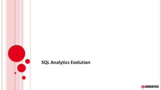 SQL Analytics Evolution
 
