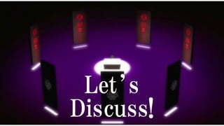 Let’s
Discuss!
 