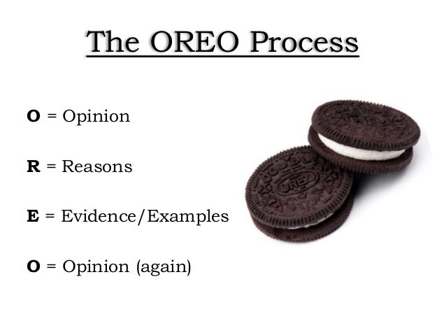 oreo graphic organizer 5th grade