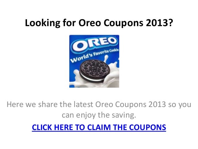 Oreo Coupons 2013 | Oreo Cookies Coupons 2013