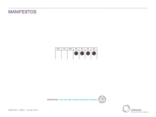 MANIFESTOS
CREATIVE | OREO | 19 JULY 2013
 