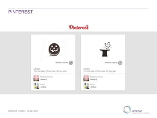 PINTEREST
CREATIVE | OREO | 19 JULY 2013
 