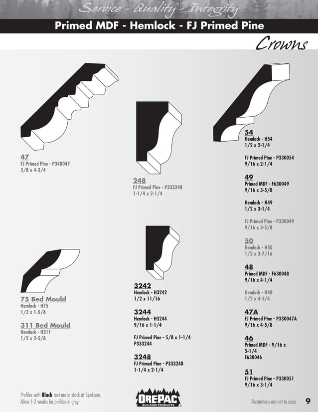 OrePac Moulding and Millwork Guide