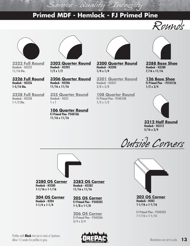 OrePac Moulding and Millwork Guide