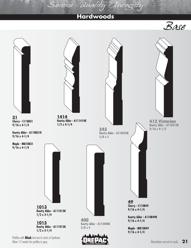 OrePac Moulding and Millwork Guide