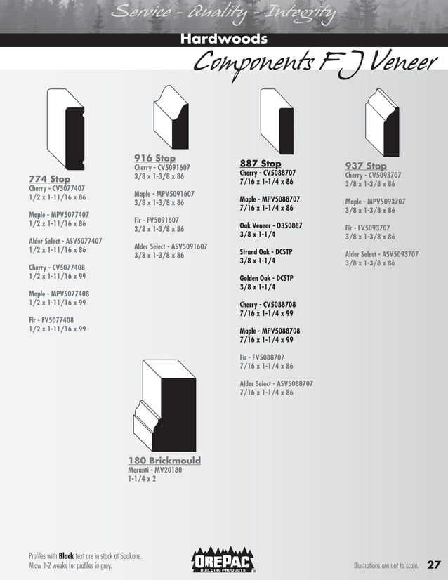 OrePac Moulding and Millwork Guide